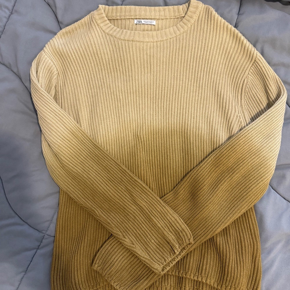 Zara ombré knit sweater